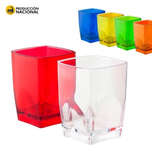 Vaso Cuadrado 7oz Cristal MU-48